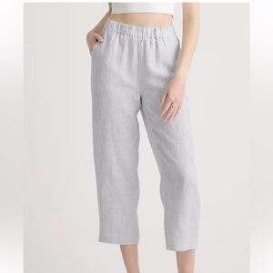 Quince 100% European Linen Pants

Blue Pinstripe